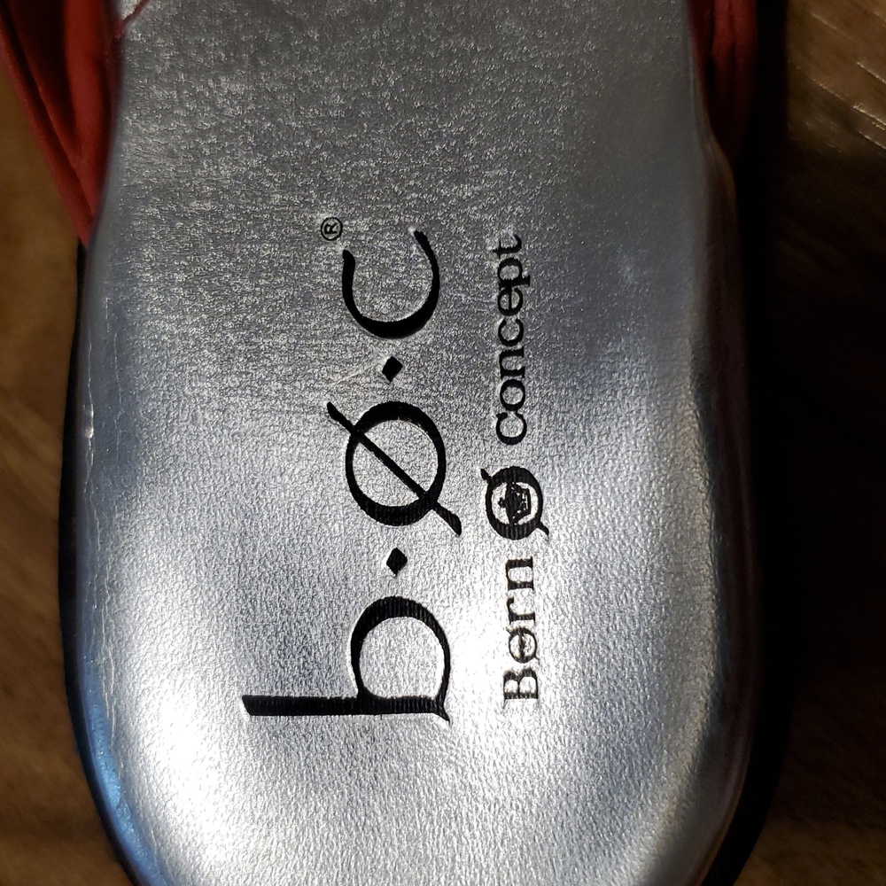 b.o.c. Born Concept Women's Coral And Silver Thong Sandals Flip Flops Size 7 - Picture 5 of 14